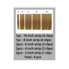 Load image into Gallery viewer, Eve Seamless Clip On Human Hair Extensions