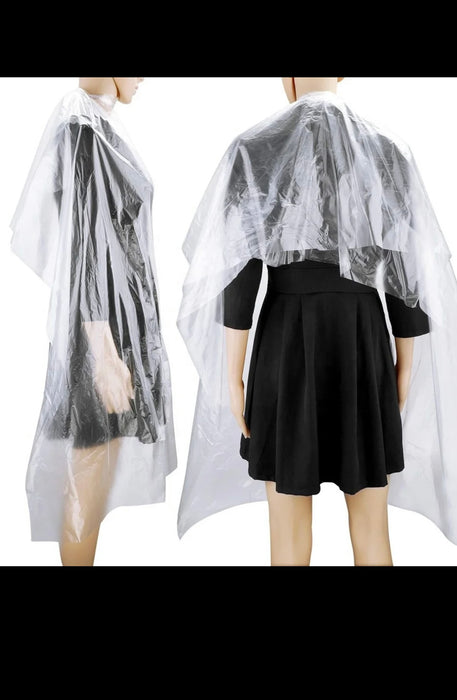 Transparent Disposable Capes XL Size
