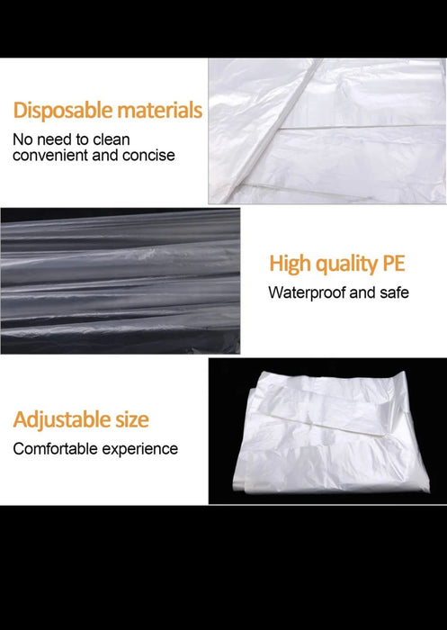 Transparent Disposable Capes XL Size