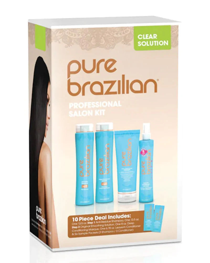 Pure Brazilian Clear Solution Salon Kit 2 10/pc