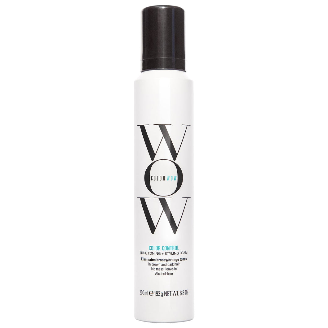 Color Wow Color Control Blue Toning + Styling Foam for Dark Hair