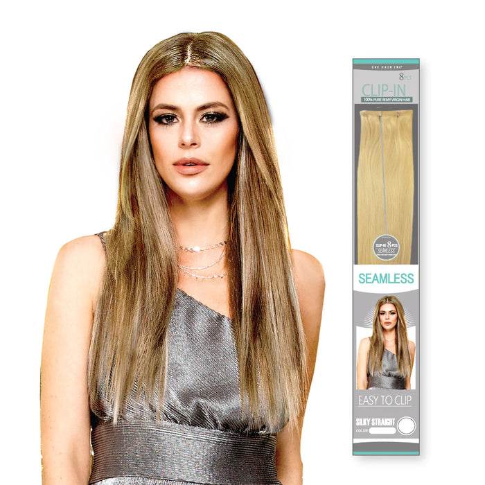 Eve Seamless Clip On Human Hair Extensions