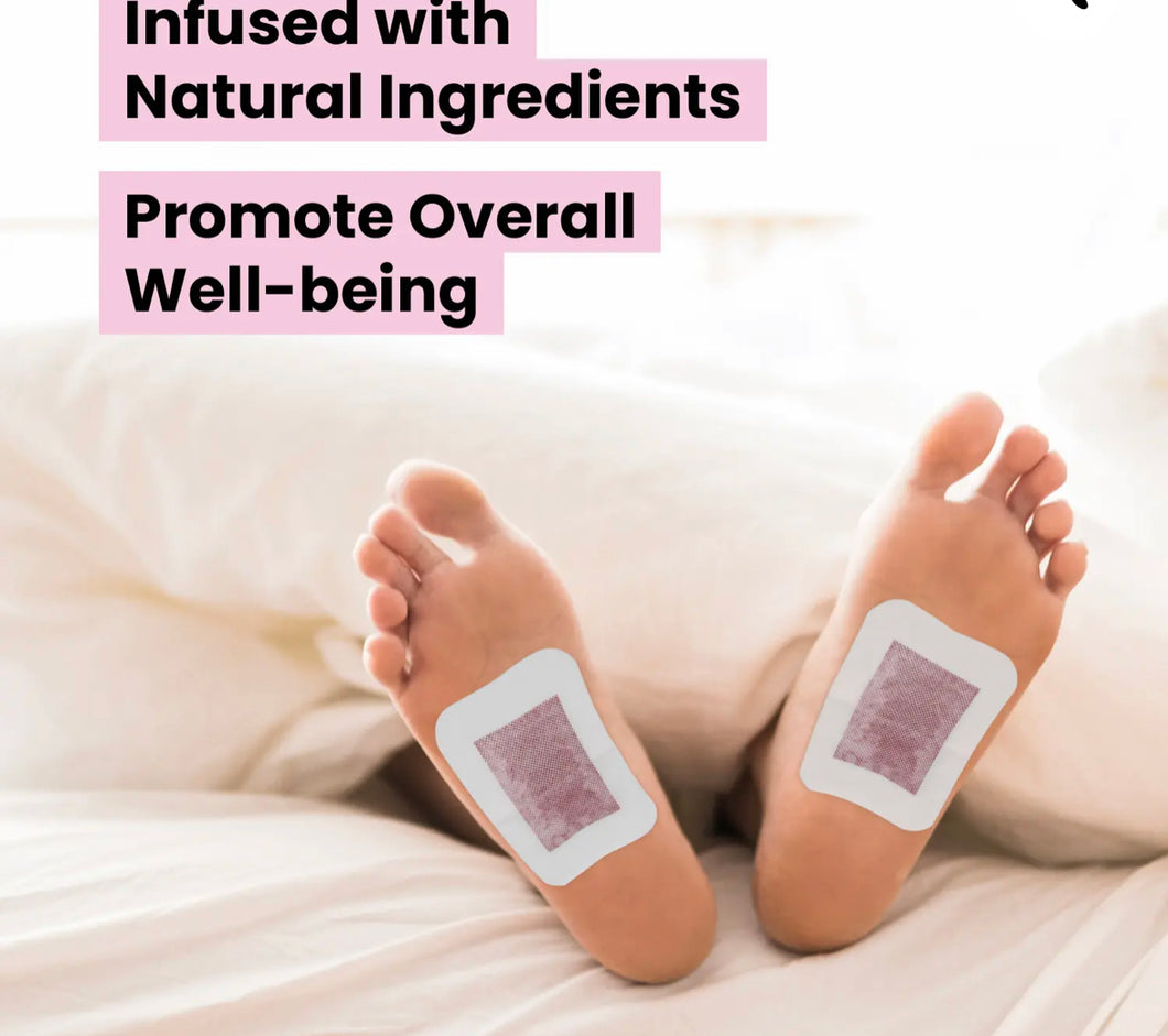 Lindo Detoxifying Foot Pads - Rose - 10pcs/Pk
